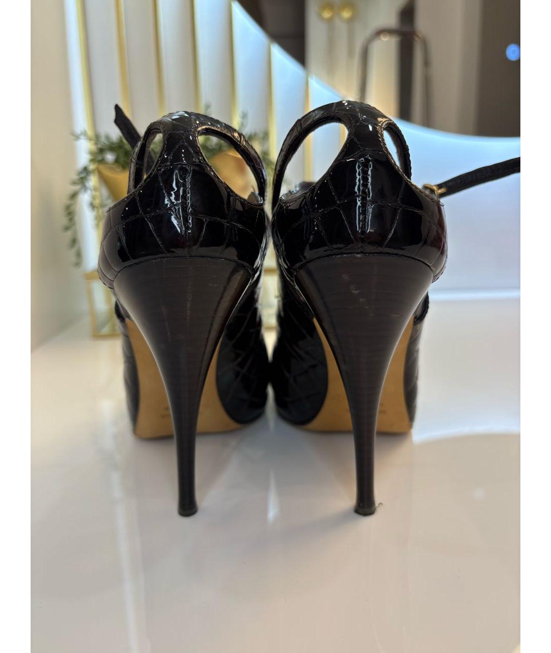 GIUSEPPE ZANOTTI DESIGN Коричневые туфли из экзотической кожи, фото 4