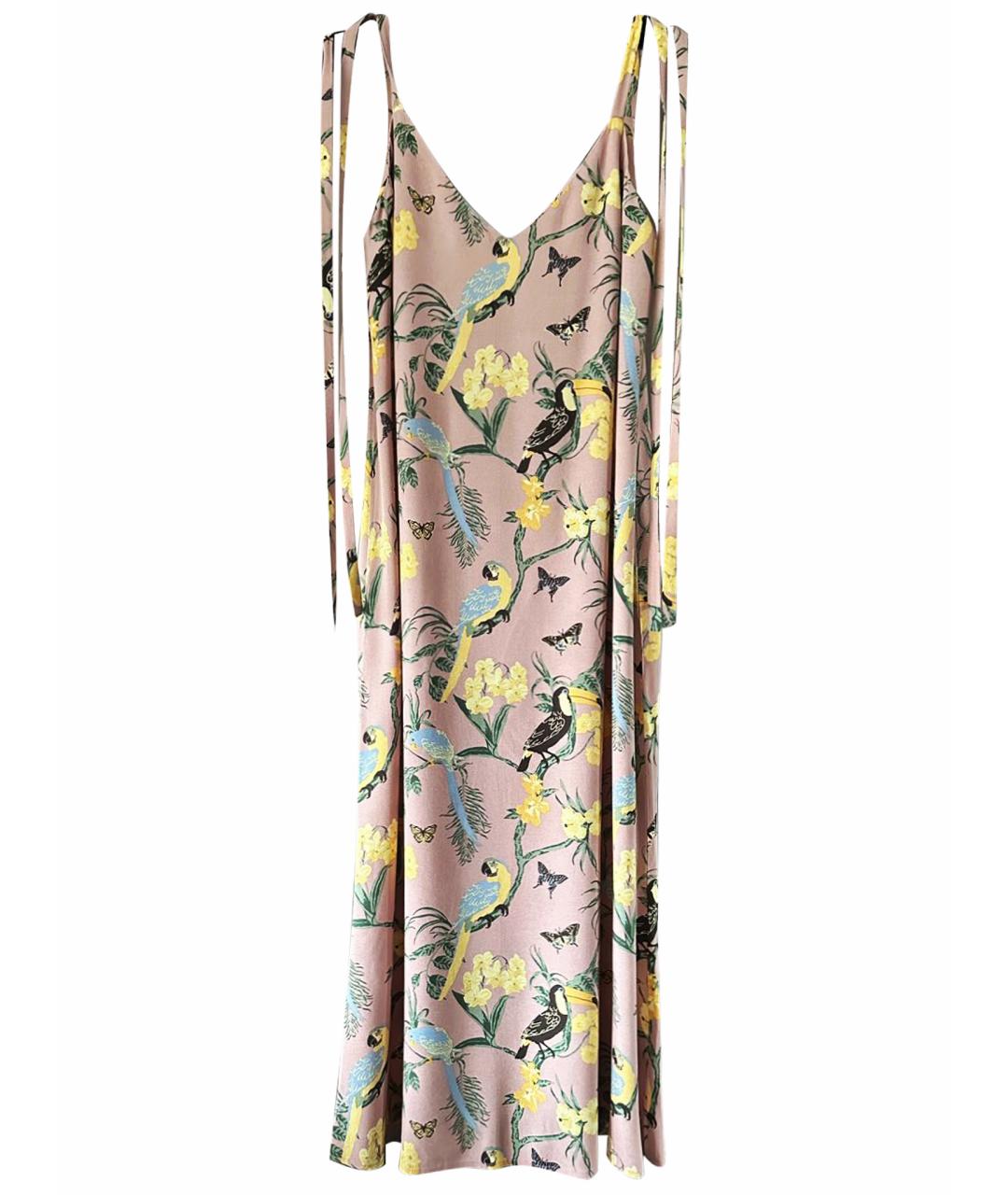 REFORMATION Мульти вискозное повседневное платье, фото 1