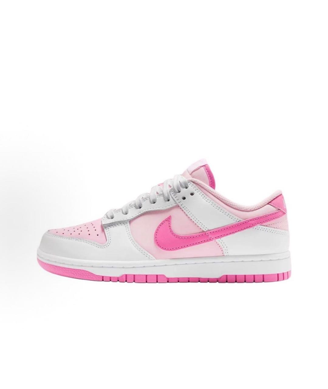 NIKE Розовые кожаные кроссовки, фото 3