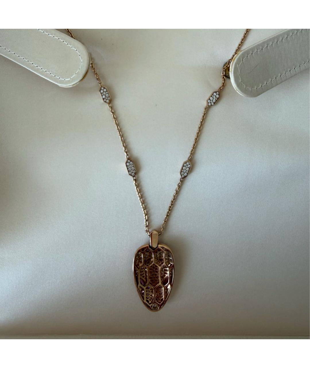 BVLGARI Золотой кулон из розового золота, фото 2