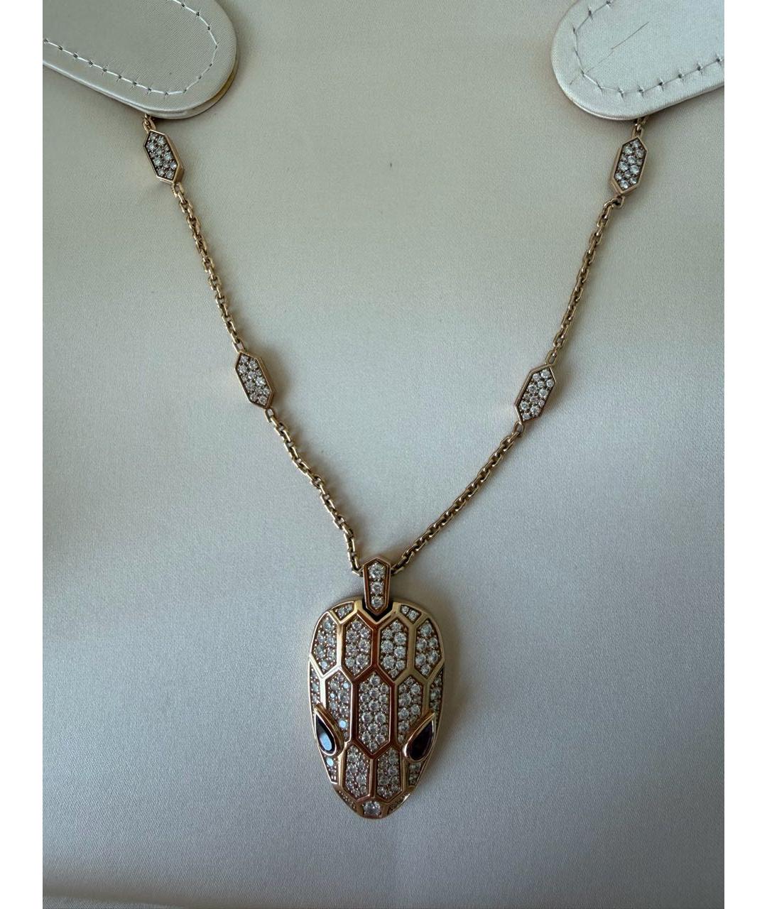 BVLGARI Золотой кулон из розового золота, фото 8