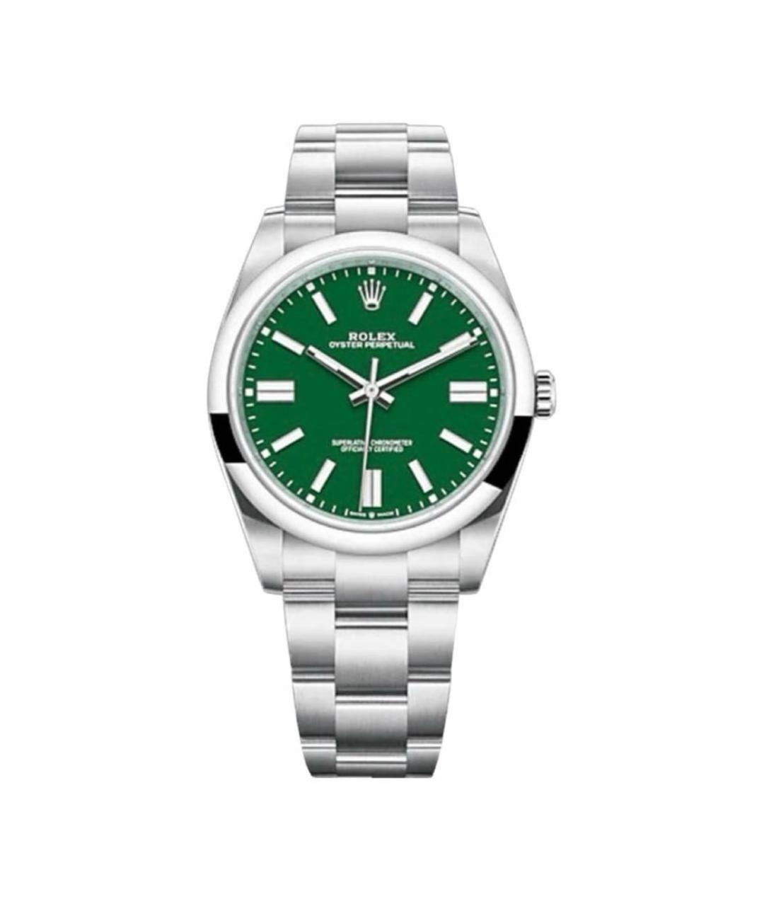 ROLEX Зеленые часы, фото 2
