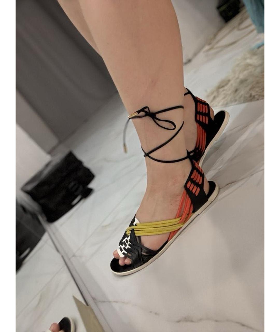 BALMAIN Мульти кожаные сандалии, фото 4