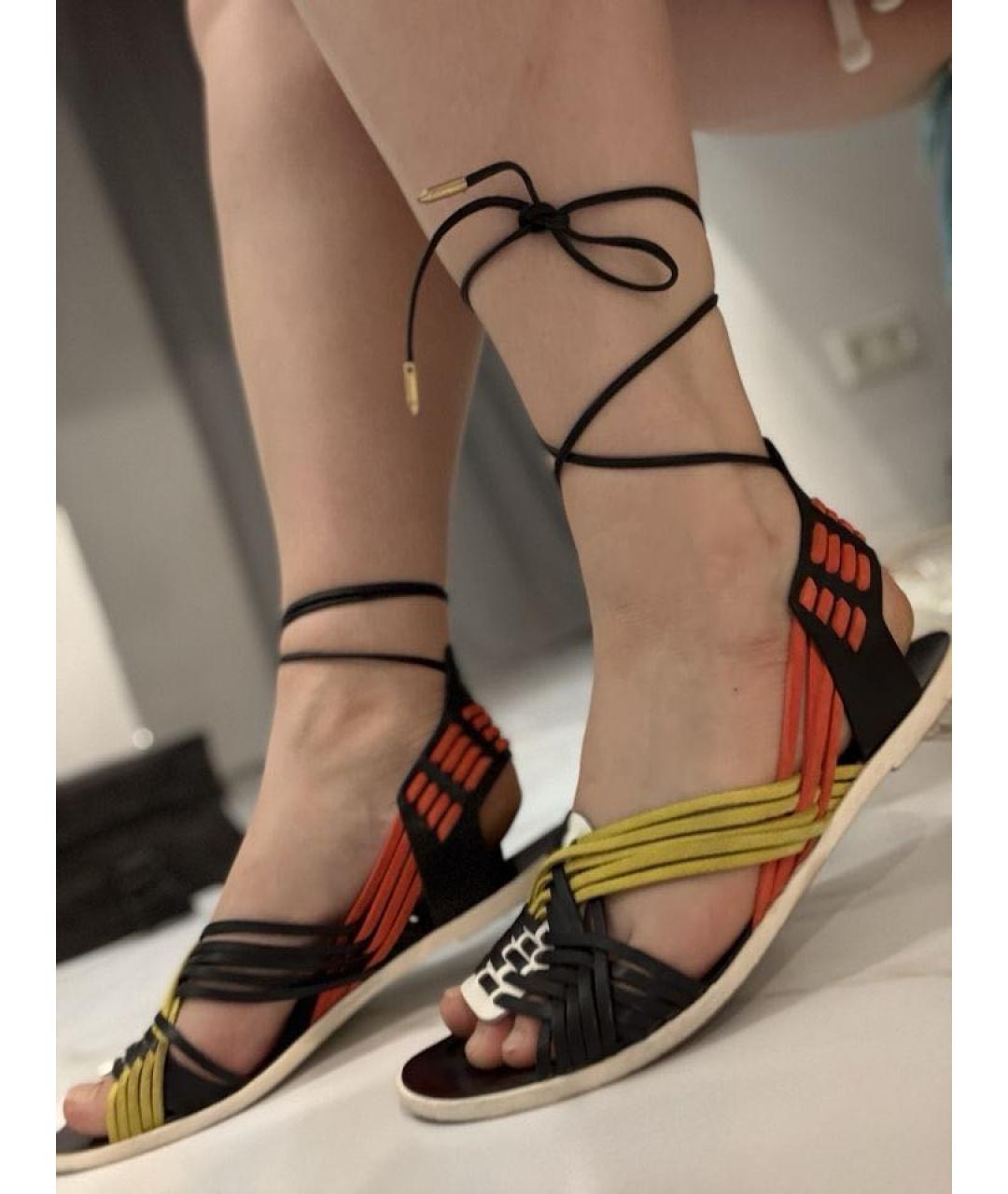 BALMAIN Мульти кожаные сандалии, фото 3