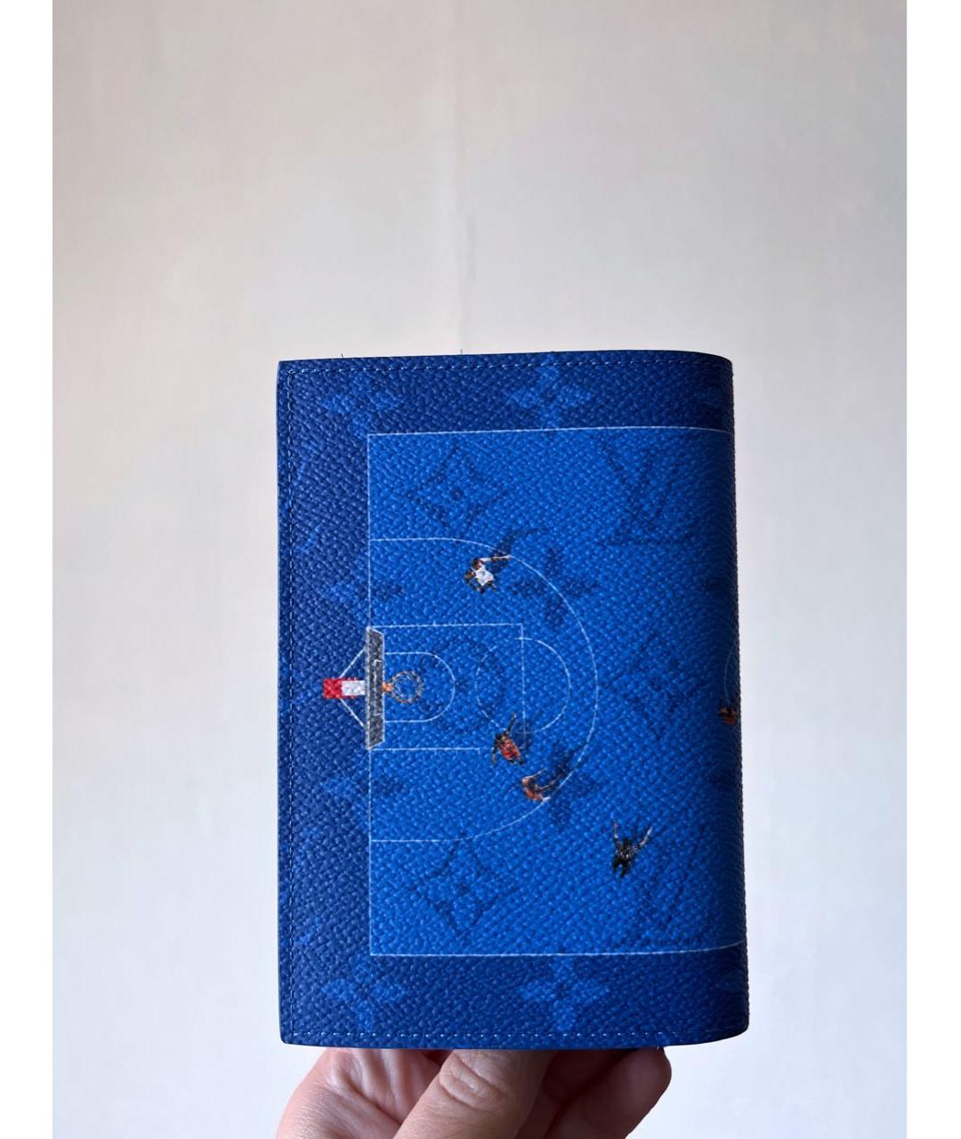 LOUIS VUITTON Синий кардхолдер, фото 5