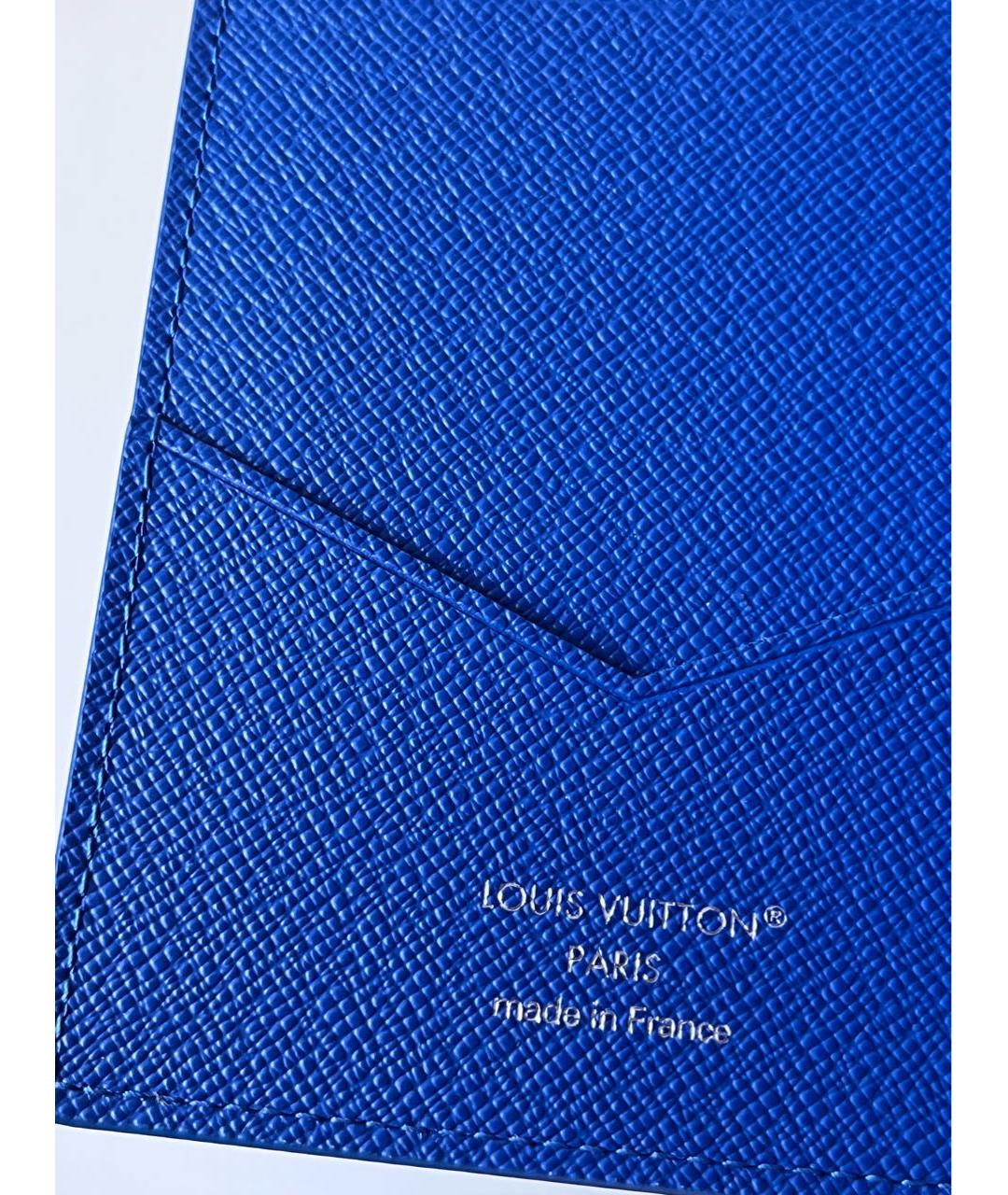 LOUIS VUITTON Синий кардхолдер, фото 7