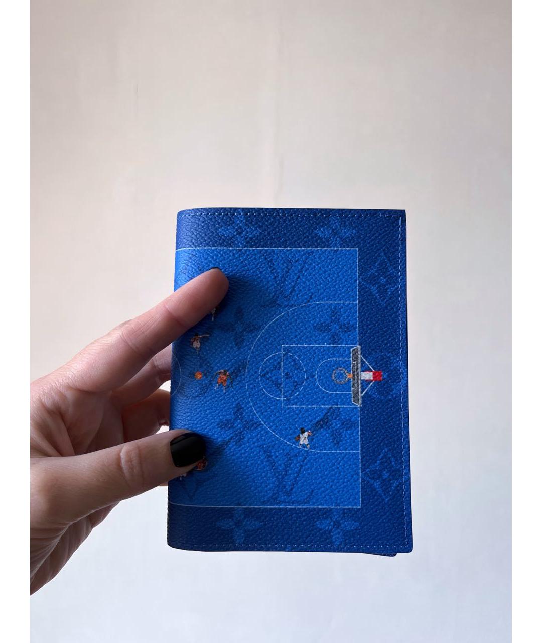 LOUIS VUITTON Синий кардхолдер, фото 4