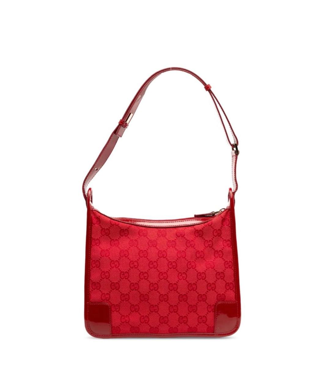 GUCCI Красная сумка с короткими ручками из лакированной кожи, фото 3