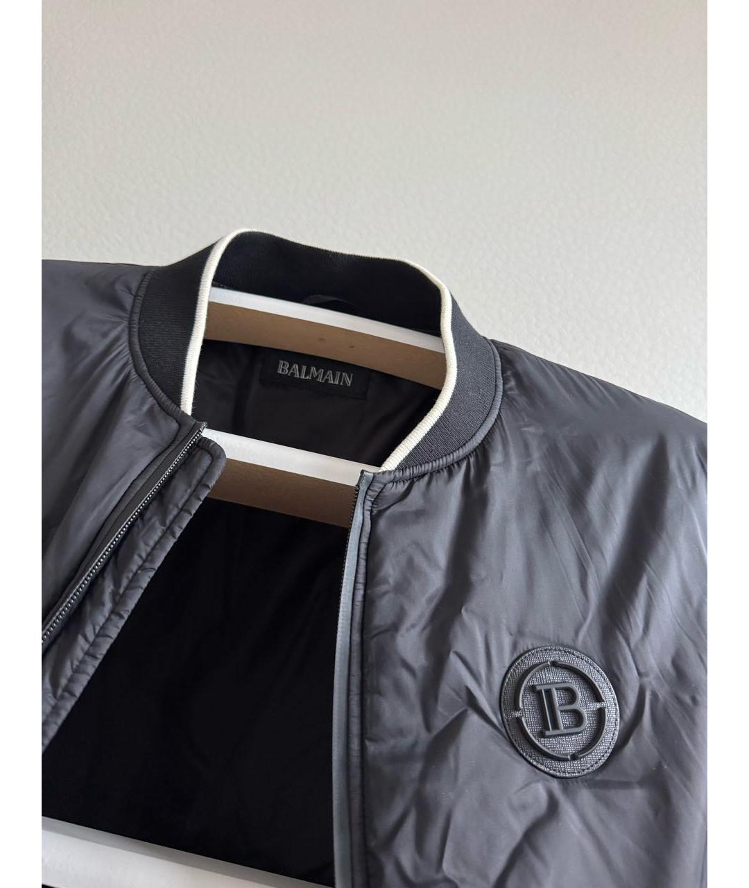 BALMAIN Черная куртка, фото 4