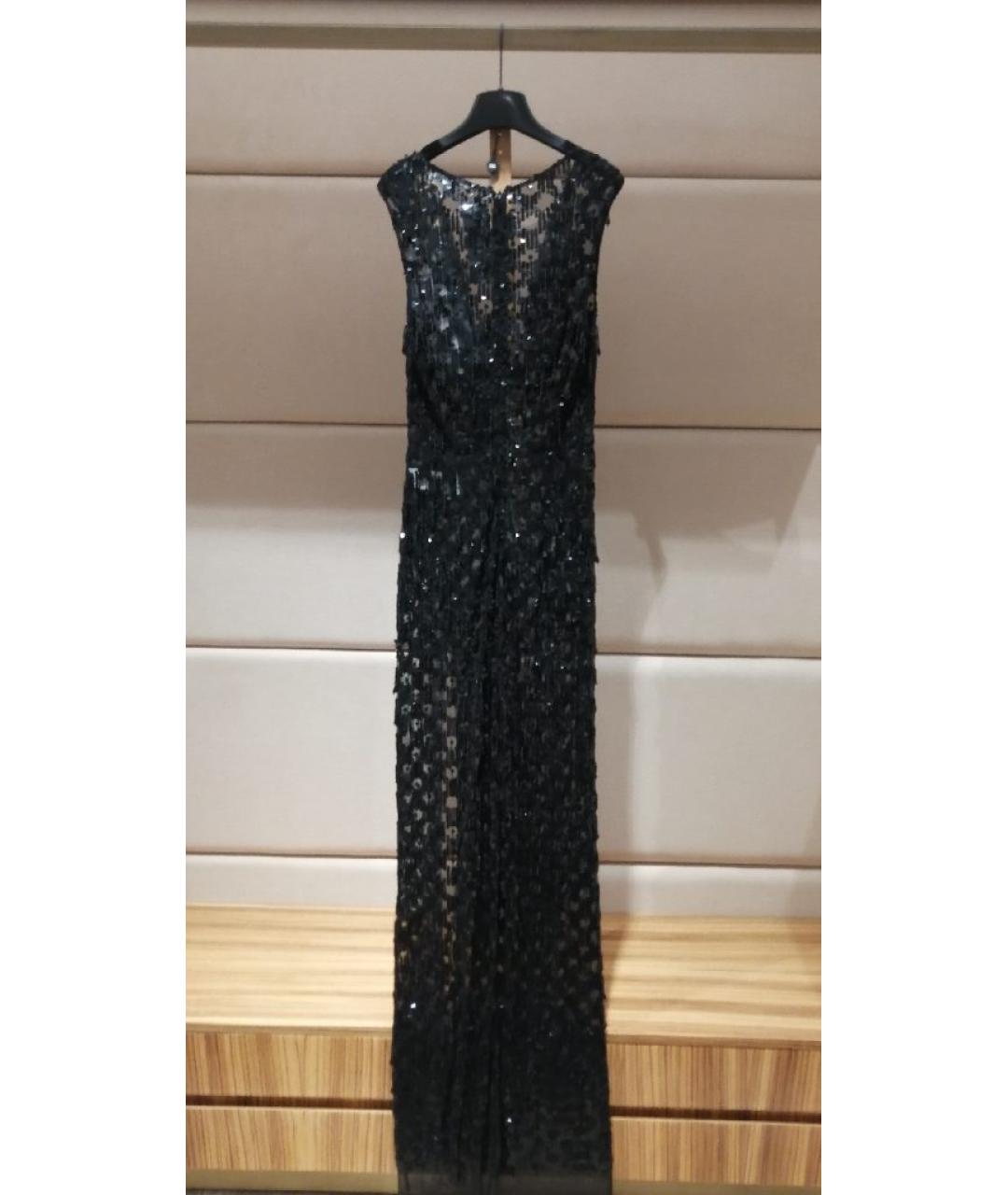 ELISABETTA FRANCHI Черное вечернее платье, фото 2