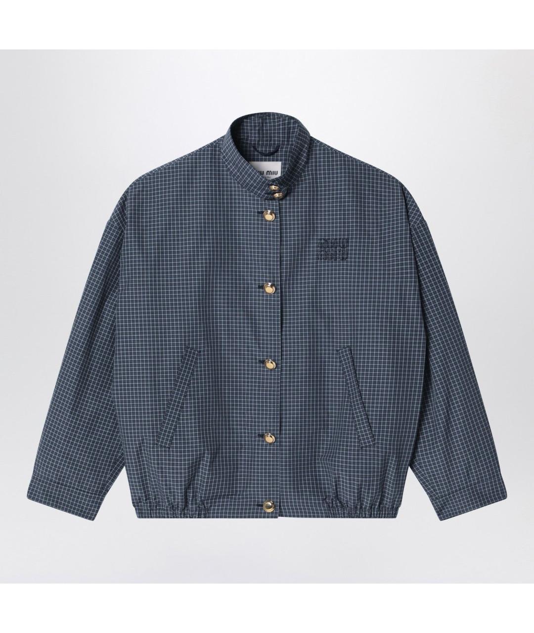 MIU MIU Синяя куртка, фото 3