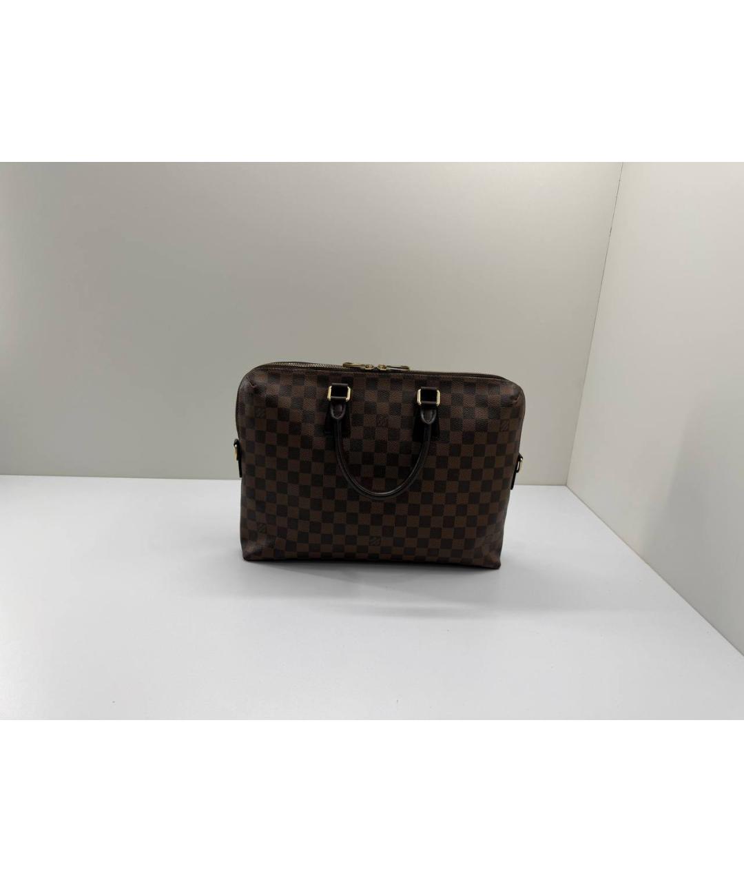 LOUIS VUITTON Коричневый портфель, фото 2