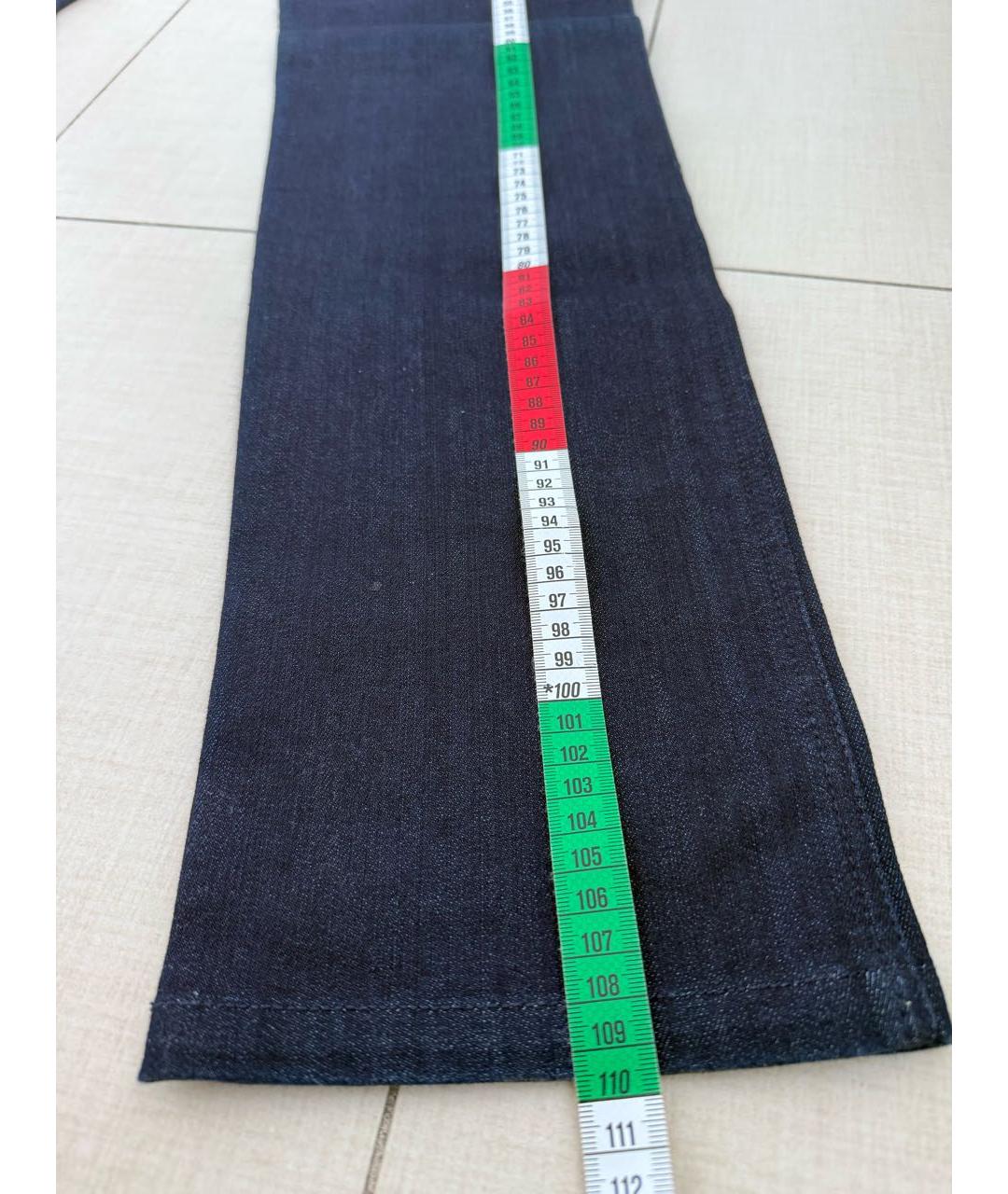 ZEGNA Темно-синие прямые джинсы, фото 6