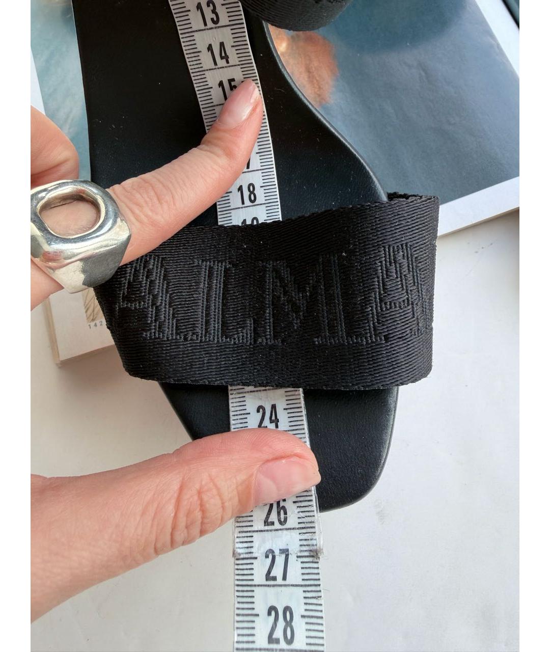 BALMAIN Черные босоножки, фото 8