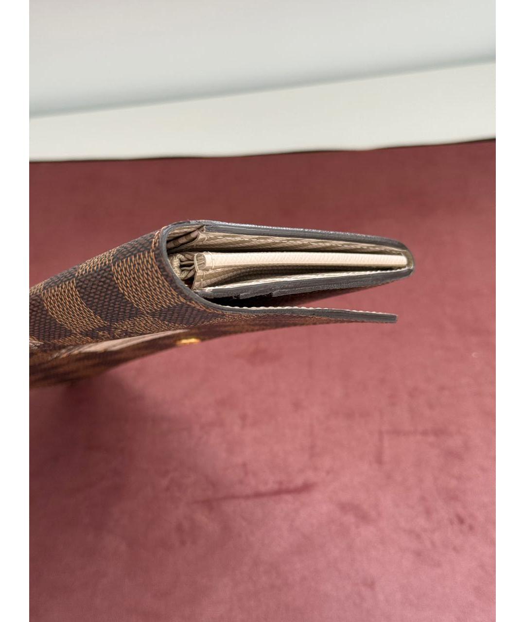 LOUIS VUITTON Коричневый кошелек, фото 2