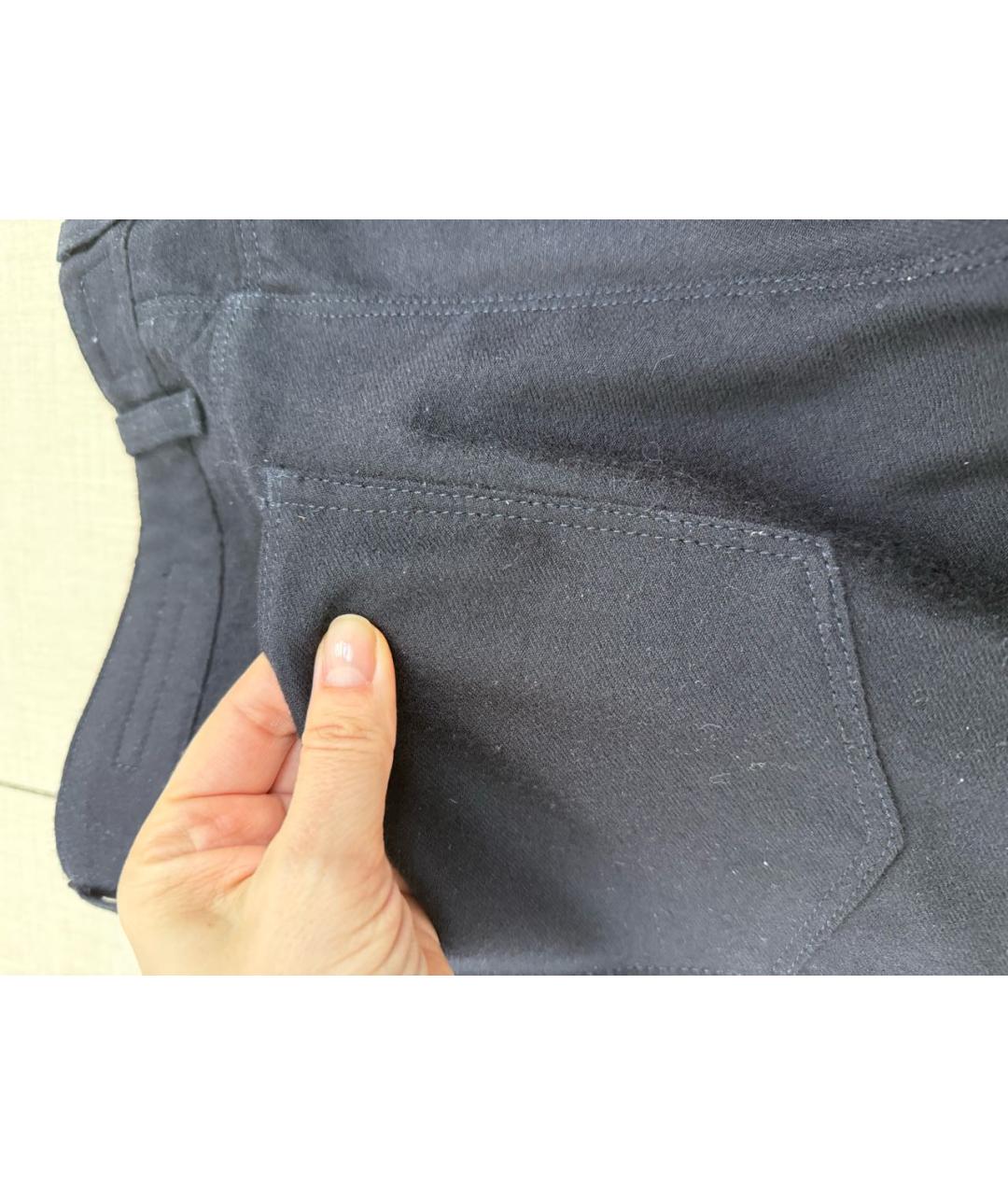 ZEGNA Темно-синие прямые джинсы, фото 5