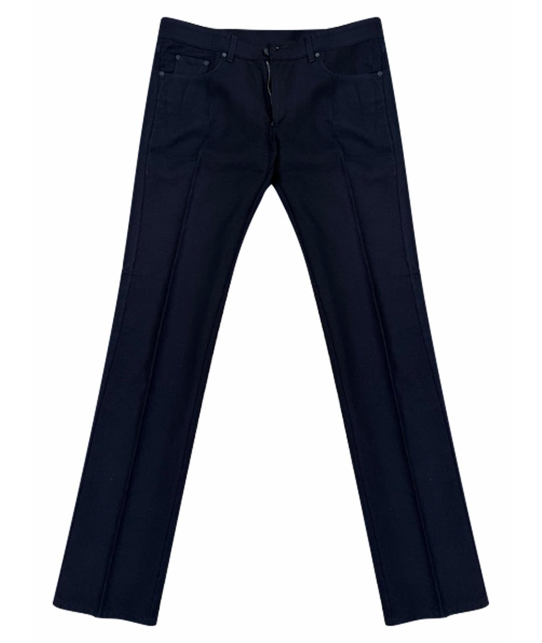 ZEGNA Темно-синие прямые джинсы, фото 1