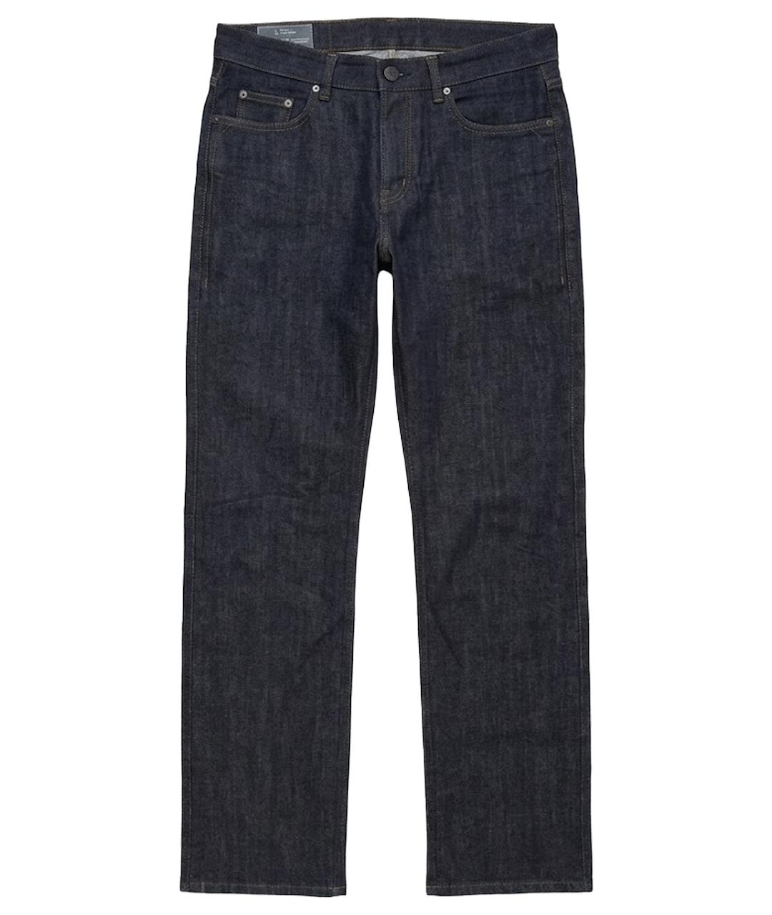 ZEGNA Темно-синие прямые джинсы, фото 1