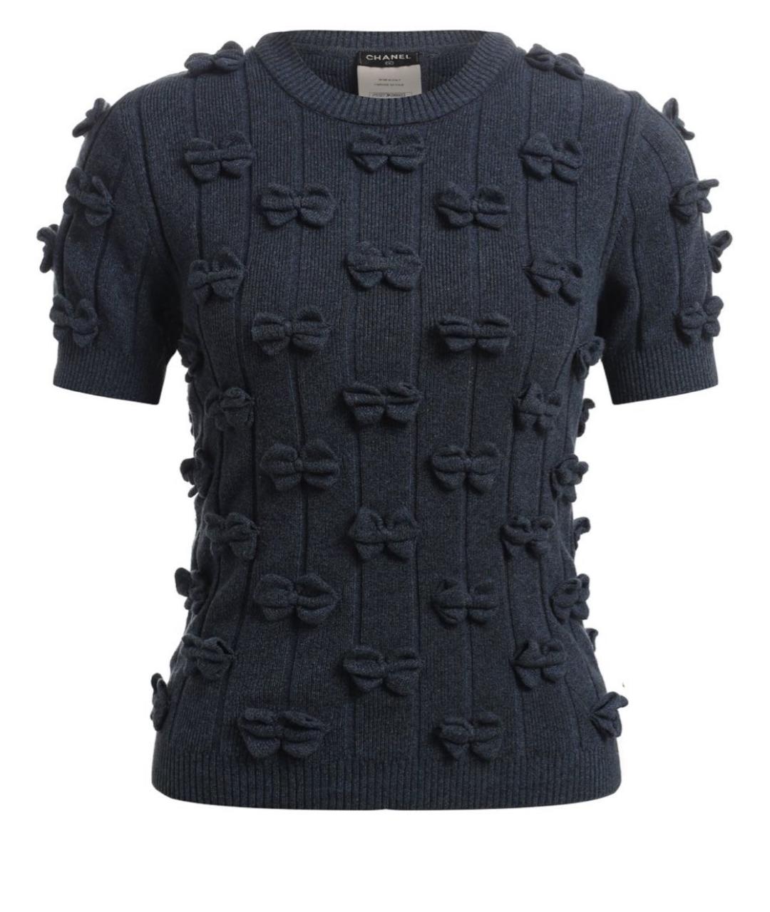 CHANEL Темно-синий джемпер / свитер, фото 5