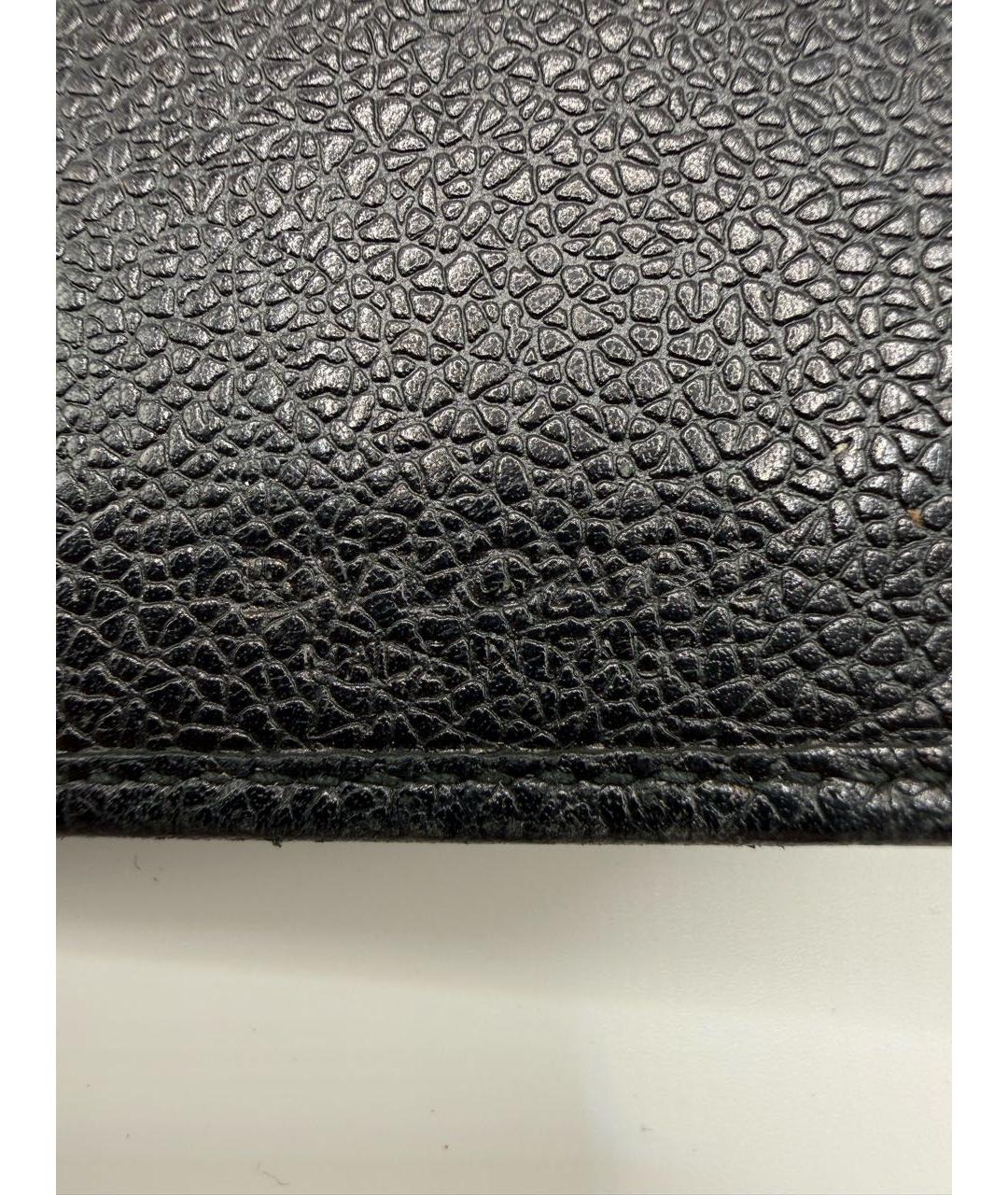 BVLGARI Черный кожаный кошелек, фото 5