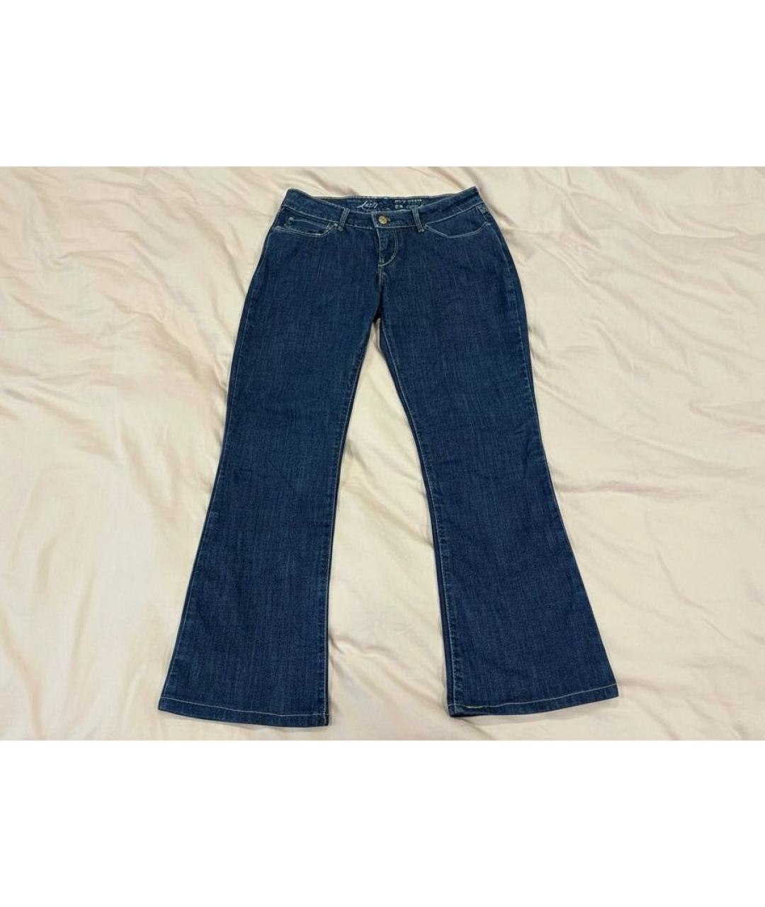 LEVI'S Синие хлопковые джинсы клеш, фото 8