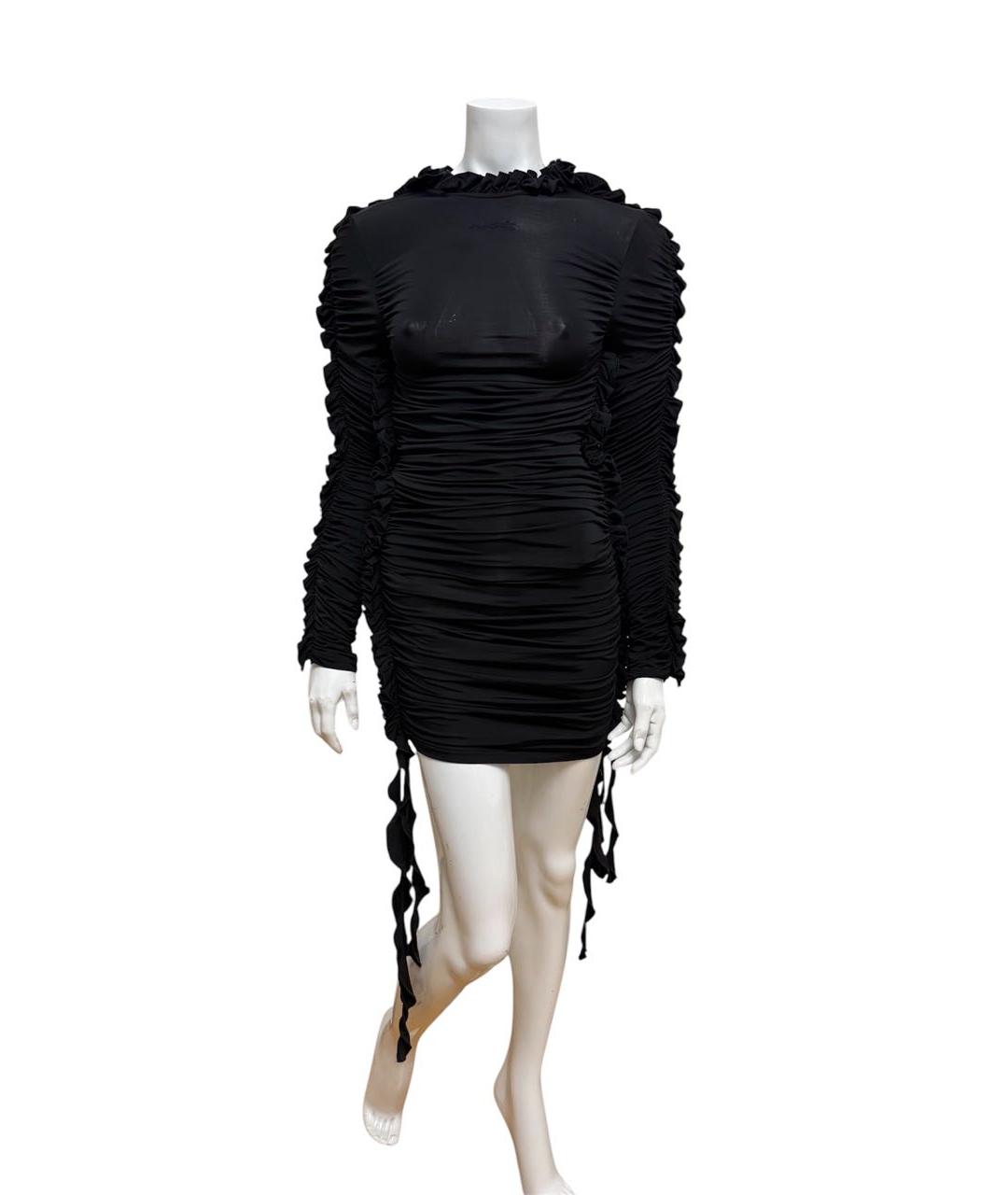 ROTATE Черное коктейльное платье, фото 7