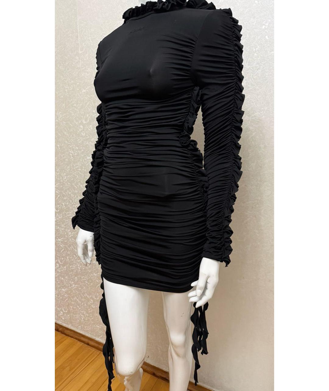 ROTATE Черное коктейльное платье, фото 2