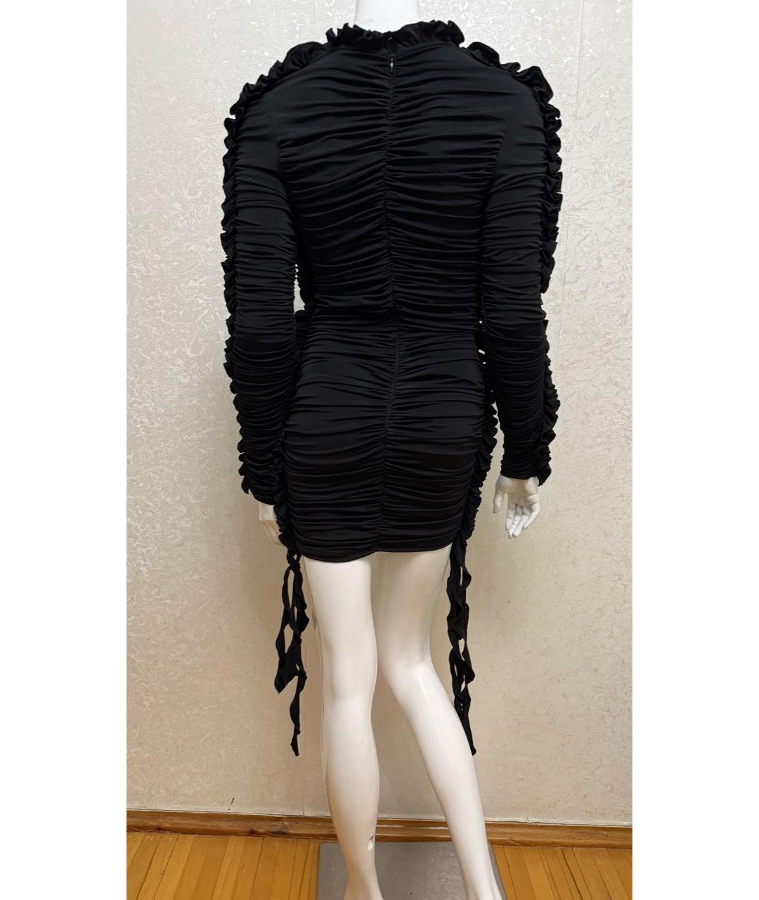 ROTATE Черное коктейльное платье, фото 3
