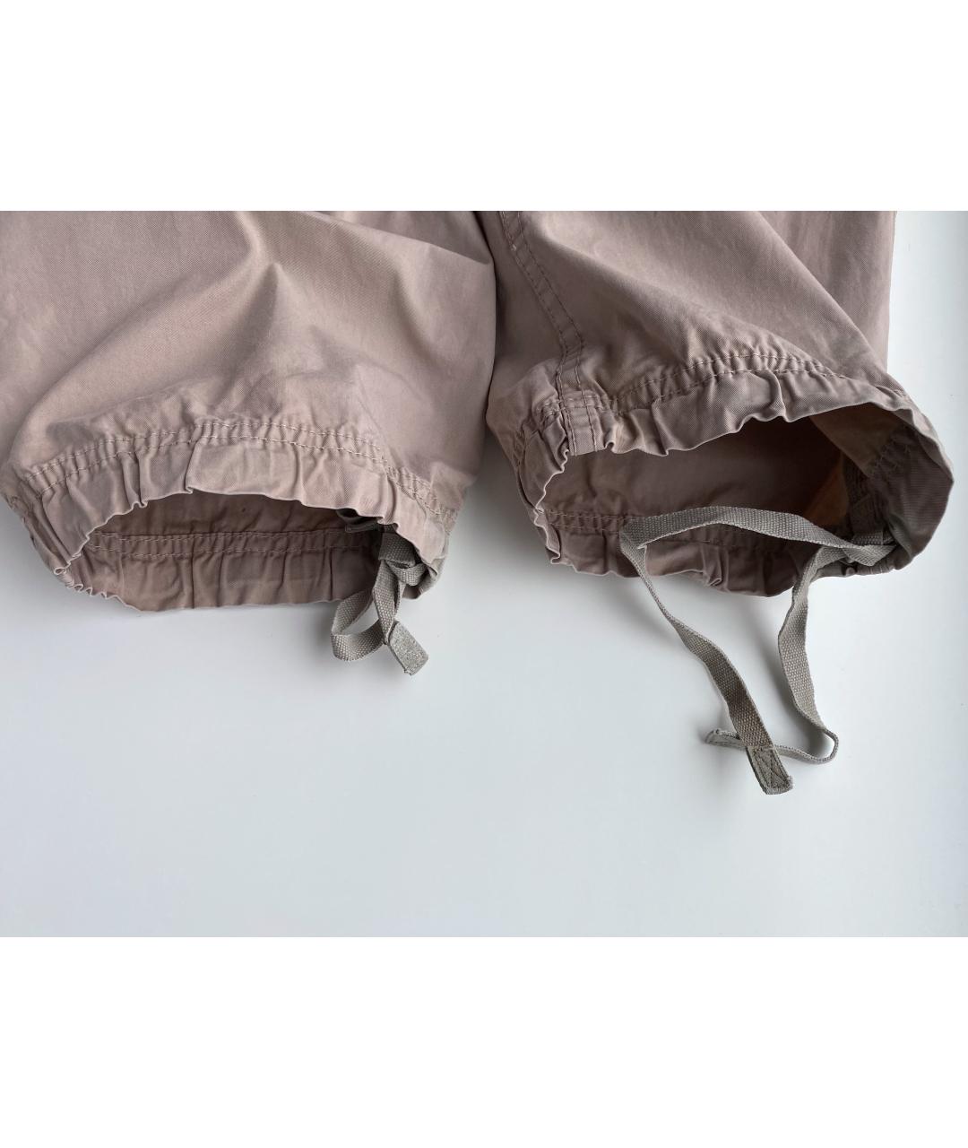 DOLCE&GABBANA Бежевые хлопковые повседневные брюки, фото 7