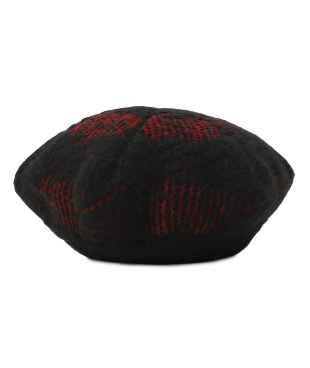 CHANEL Бордовая кашемировая шапка, фото 5