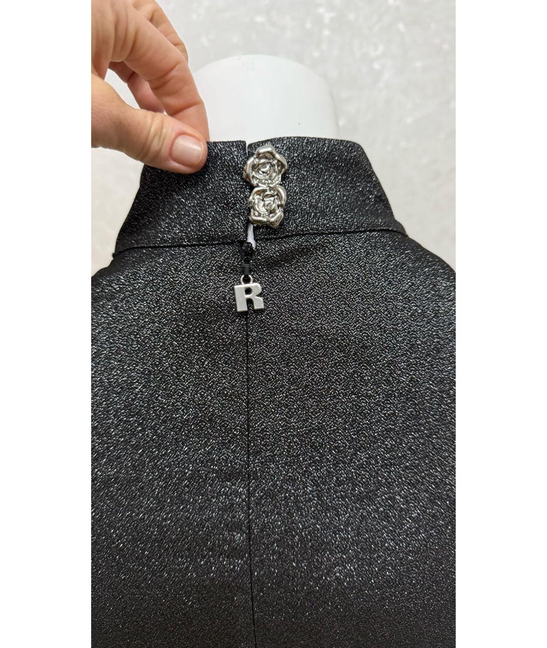 ROTATE Черное коктейльное платье, фото 5