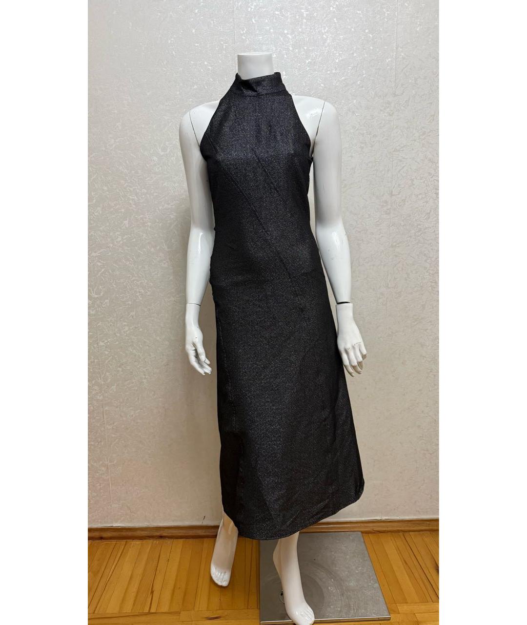 ROTATE Черное коктейльное платье, фото 2