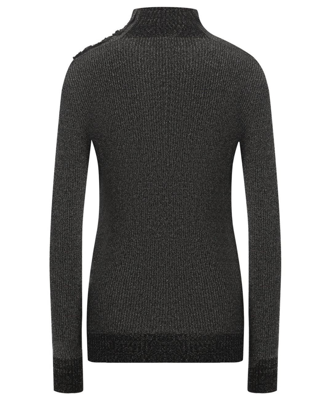 CHANEL Серая кашемировая водолазка, фото 3