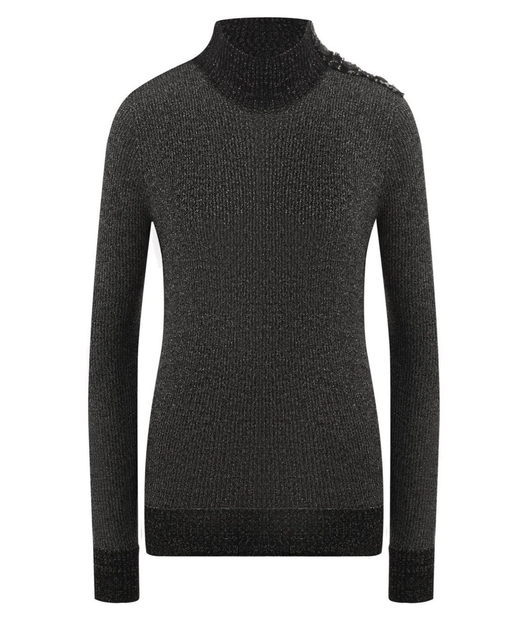 CHANEL Серая кашемировая водолазка, фото 5