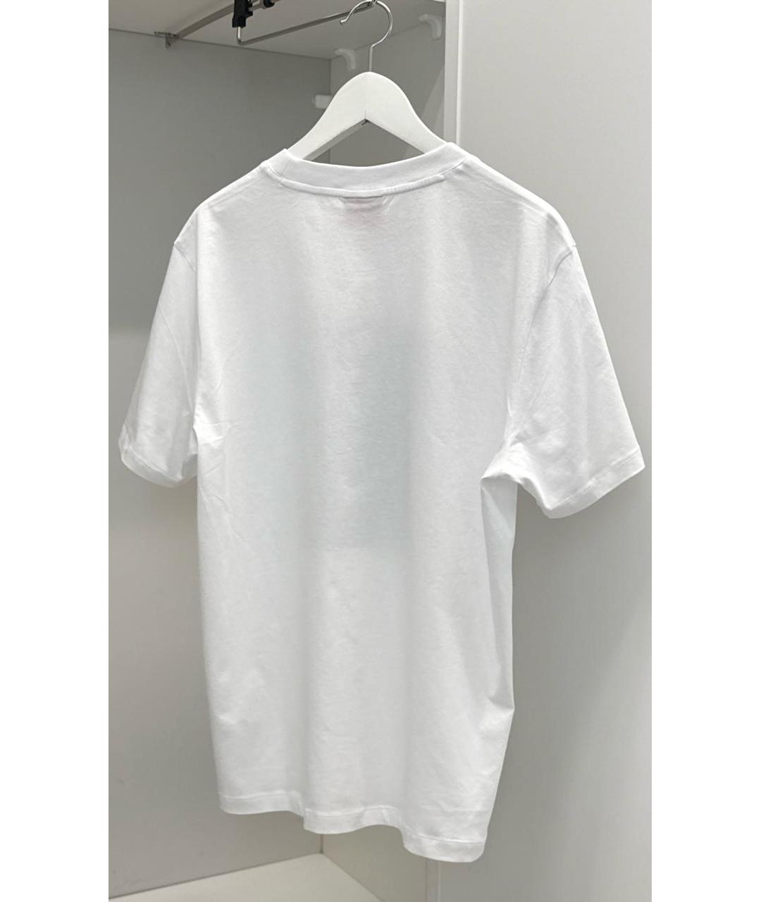 HUGO BOSS Белая хлопковая футболка, фото 2