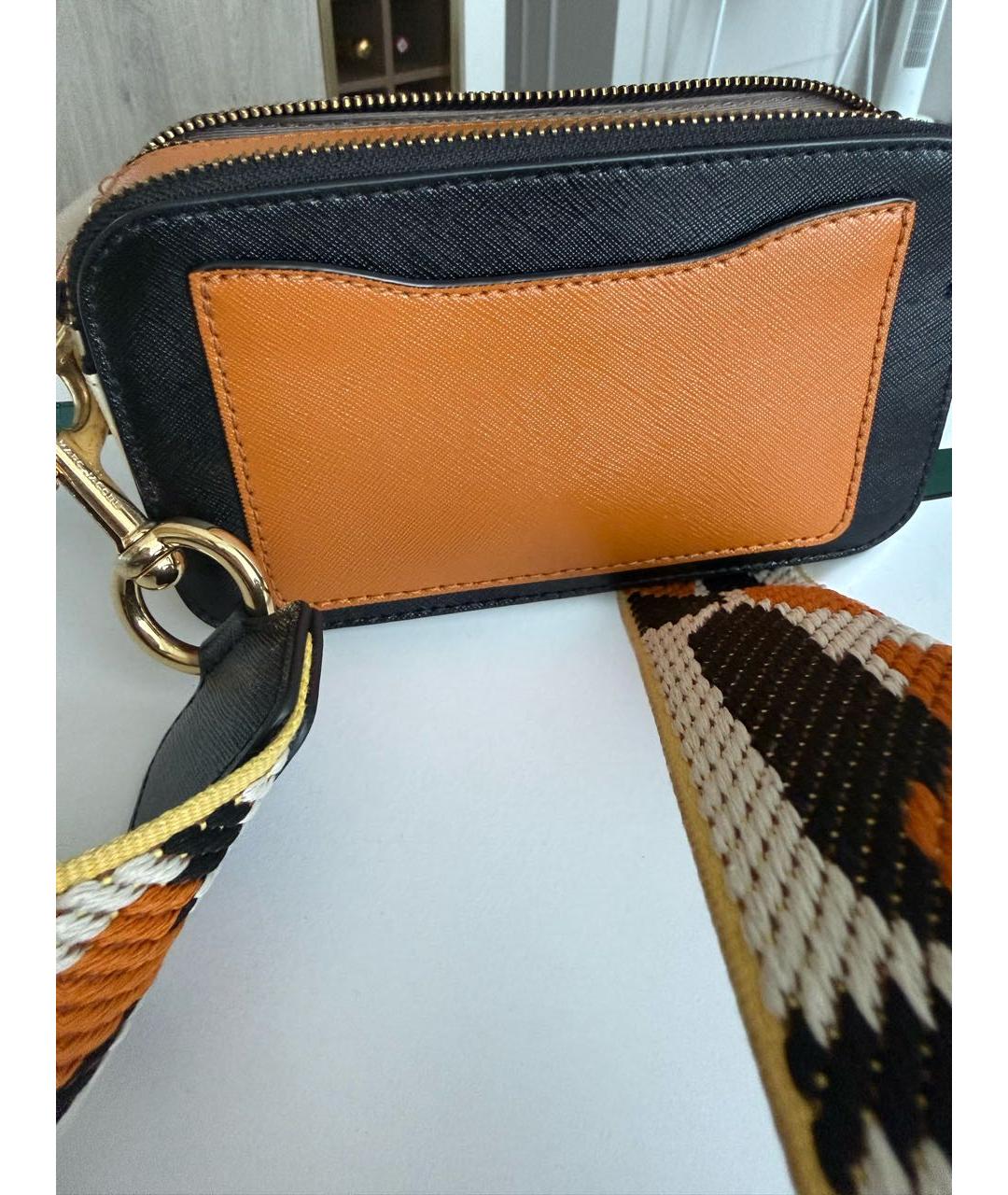 MARC JACOBS Черная кожаная дорожная/спортивная сумка, фото 2