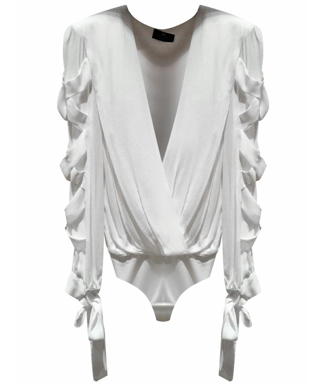 ELISABETTA FRANCHI Белое боди, фото 1