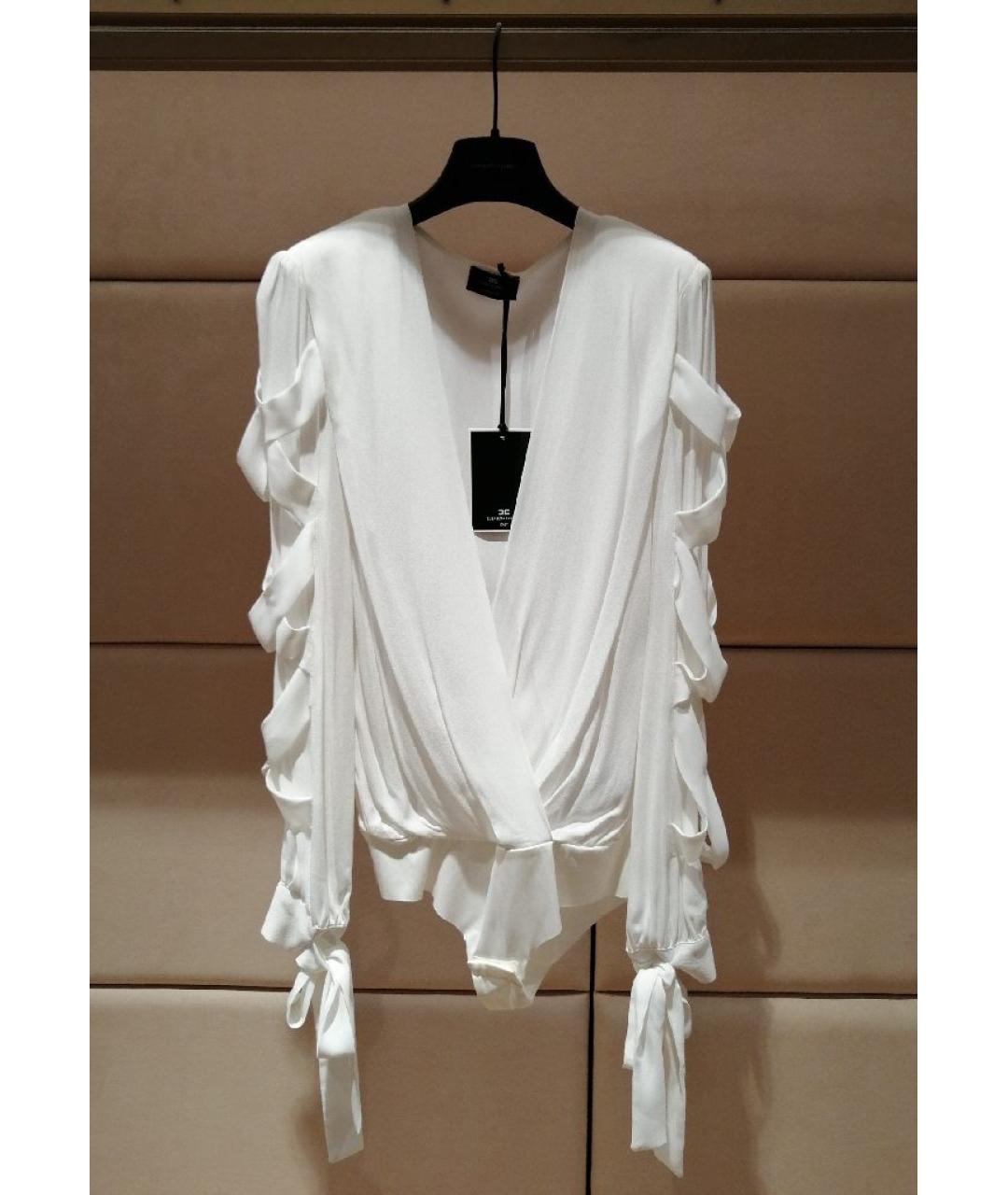 ELISABETTA FRANCHI Белое боди, фото 3