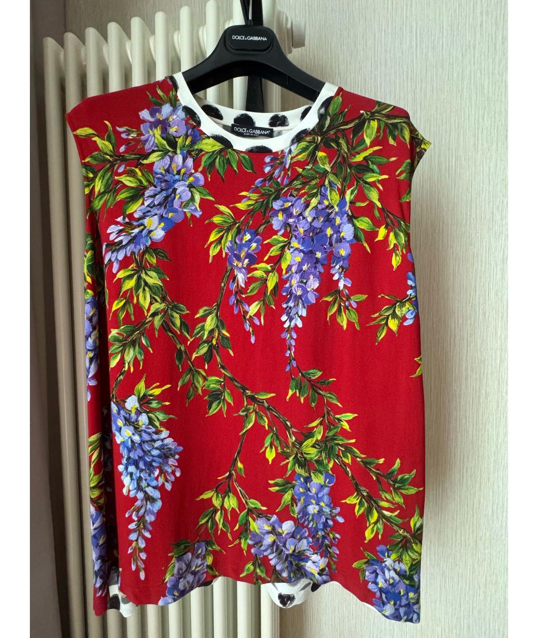 DOLCE&GABBANA Мульти вискозная блузы, фото 7