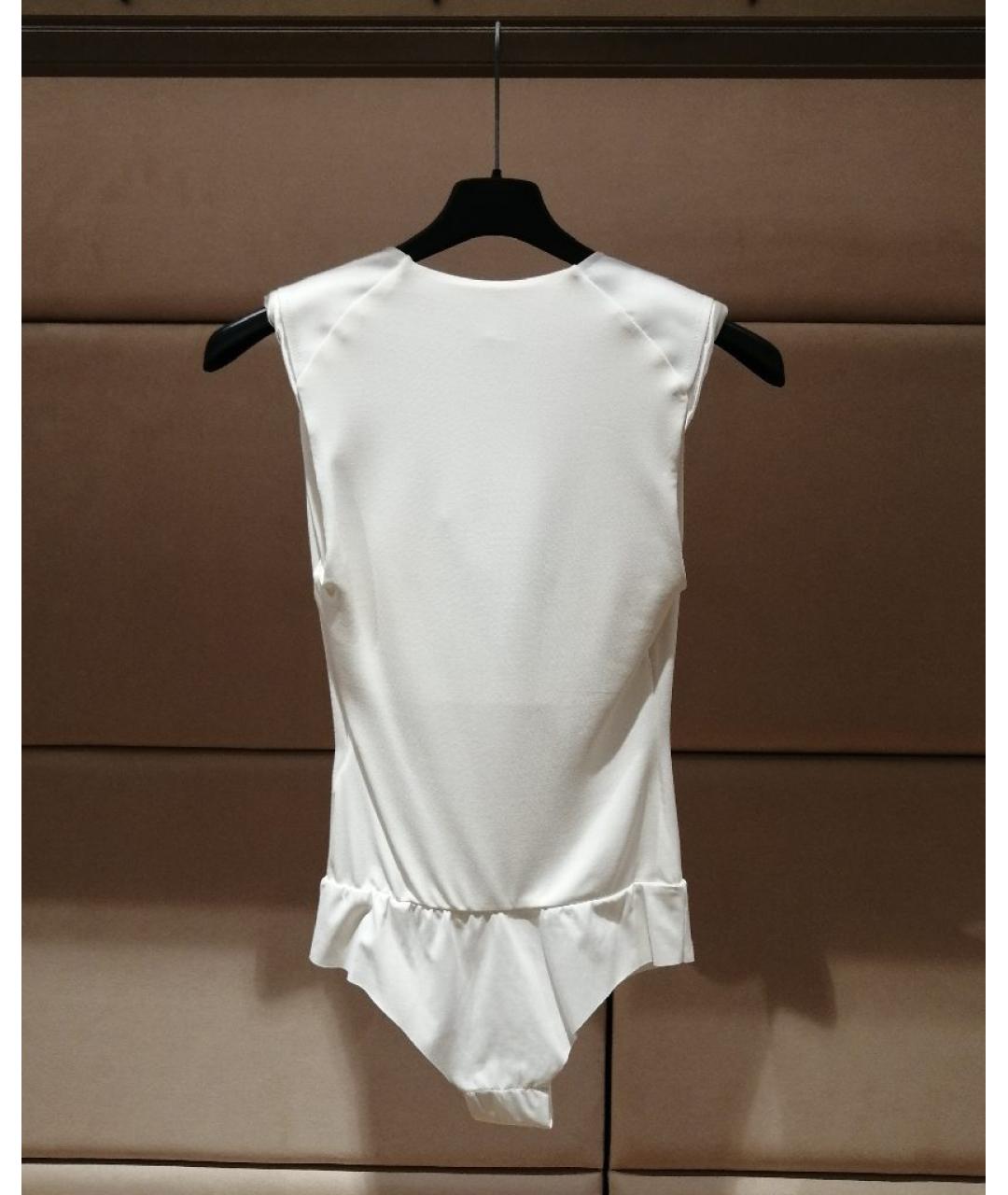 ELISABETTA FRANCHI Белое боди, фото 2