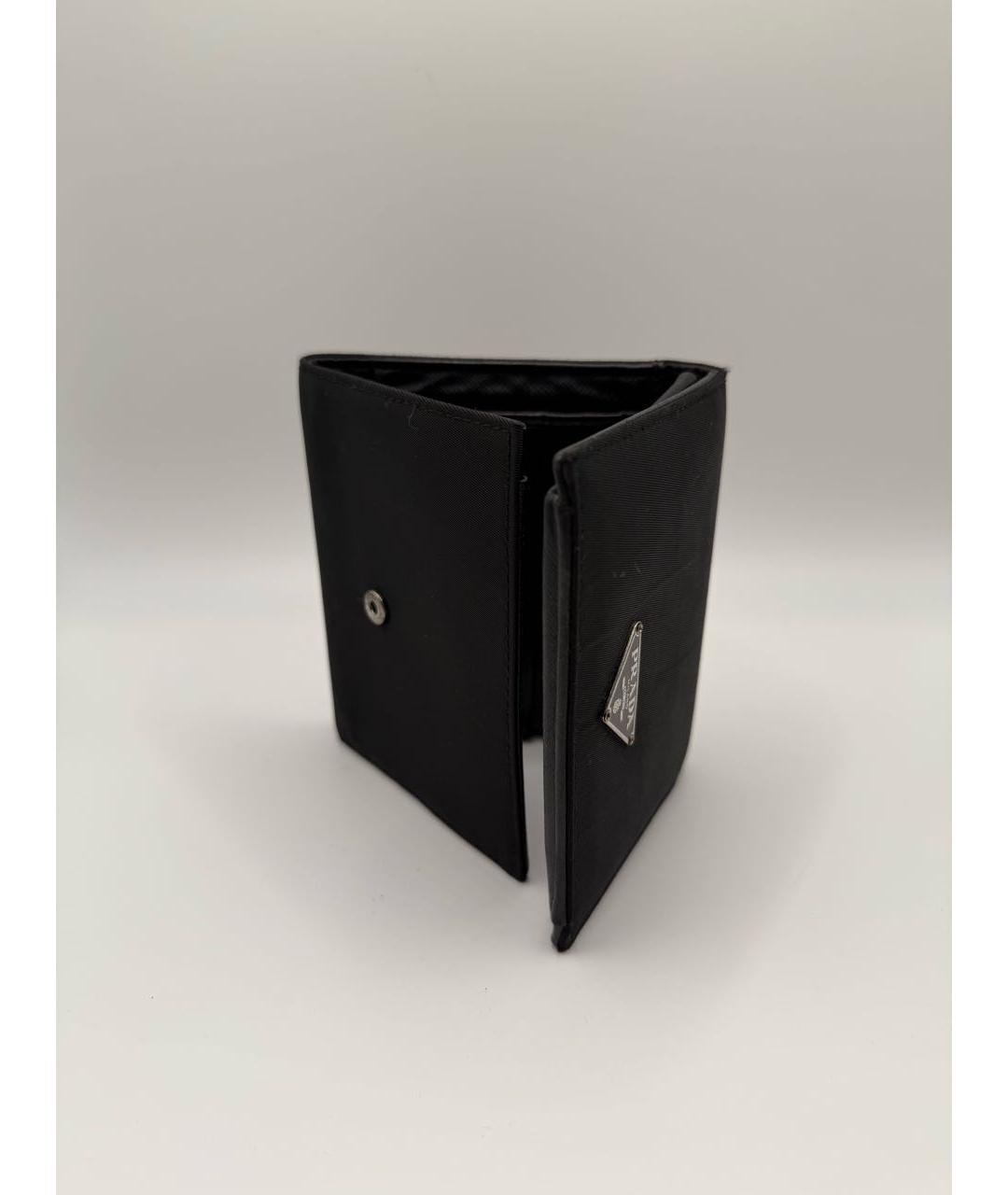 PRADA Черный кожаный кошелек, фото 4
