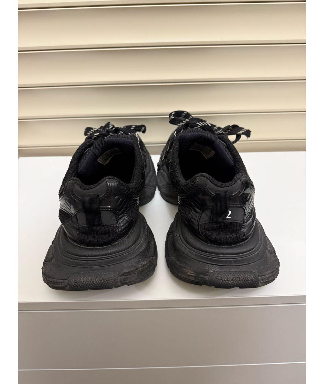 BALENCIAGA Черные низкие кроссовки / кеды, фото 3