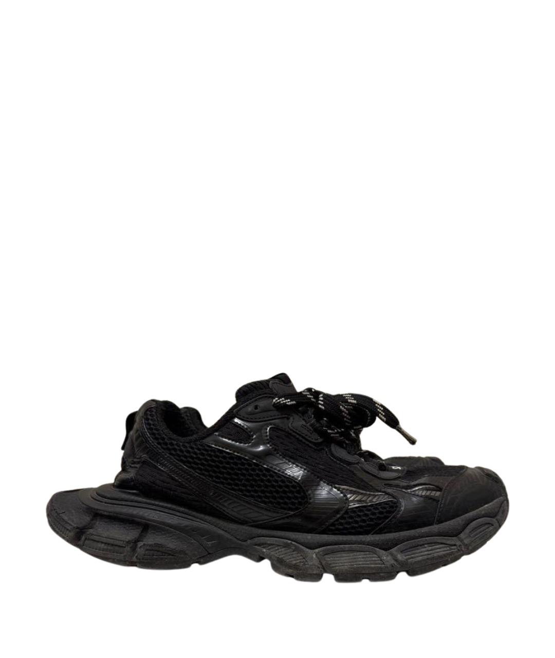 BALENCIAGA Черные низкие кроссовки / кеды, фото 1