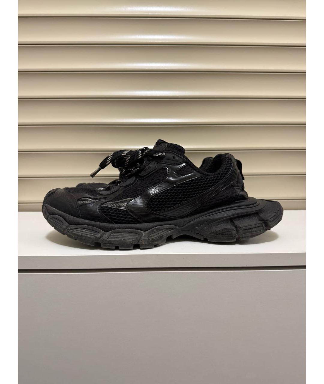 BALENCIAGA Черные низкие кроссовки / кеды, фото 6