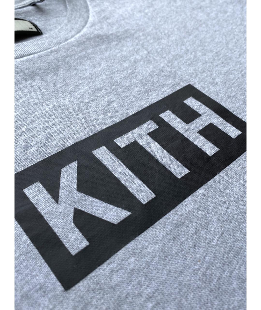 KITH Серая хлопковая футболка, фото 3