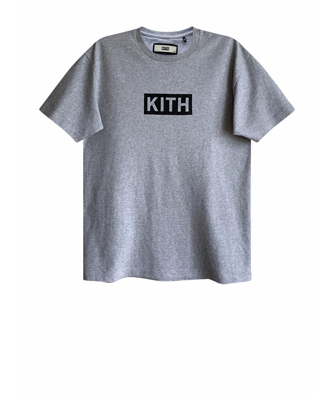 KITH Серая хлопковая футболка, фото 1
