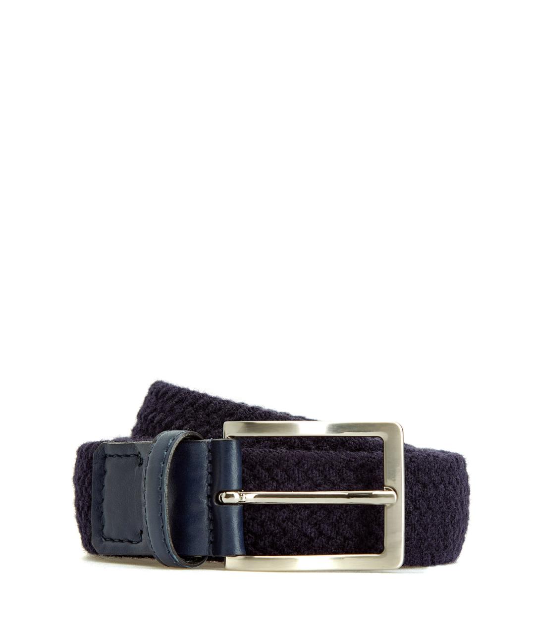 BARRETT Синий пелетеный ремень, фото 1