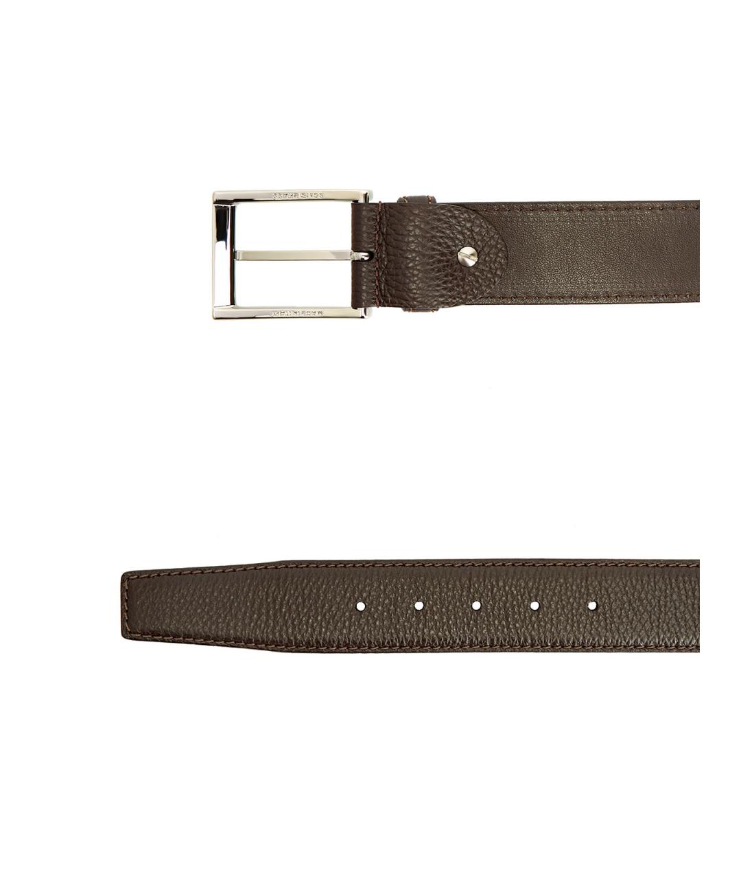 BARRETT Коричневый кожаный ремень, фото 3