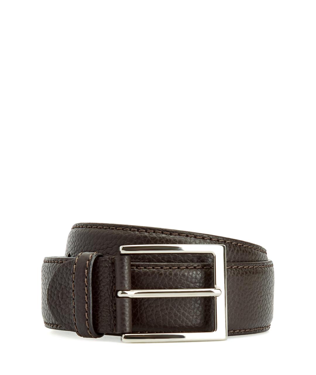 BARRETT Коричневый кожаный ремень, фото 1