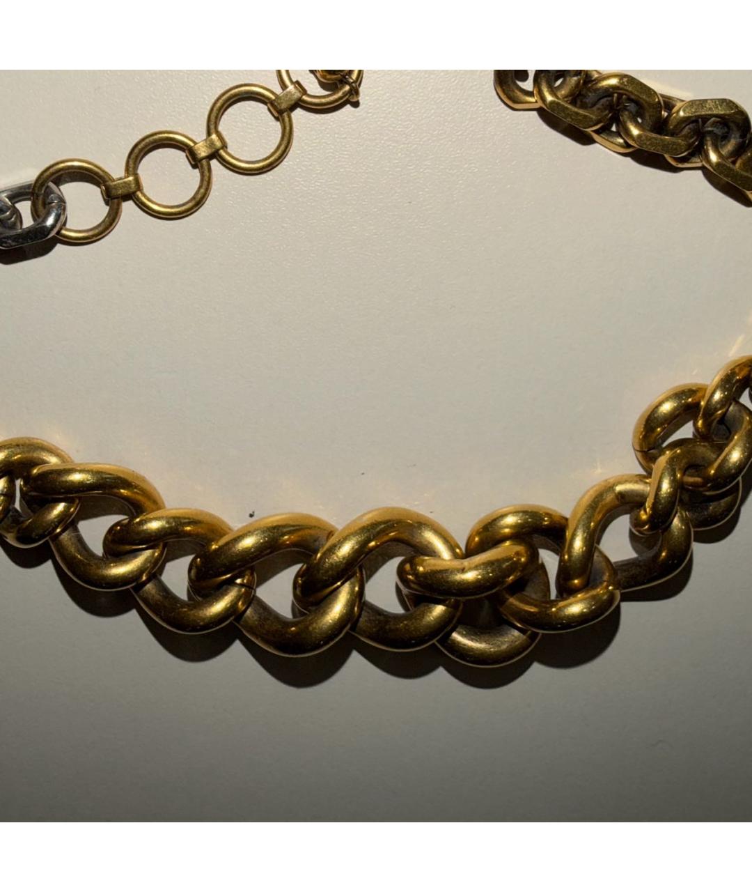 ALEXANDER MCQUEEN Золотое металлическое колье, фото 2